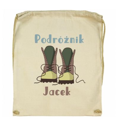 Workoplecak Podróżnik z imieniem