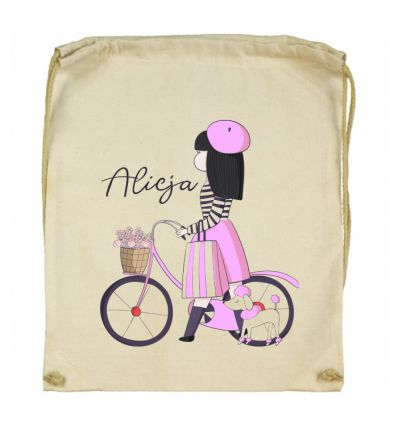 Workoplecak Rower z imieniem