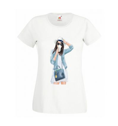 Koszulka Dziewczyna z kawą