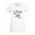 Koszulka Coffee until wine