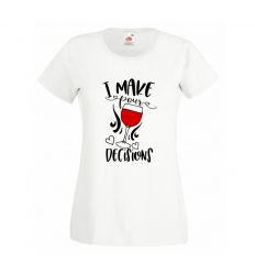 Koszulka I make pour decisions