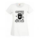Koszulka Coffee right meow