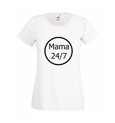 Koszulka damska Mama 24/7