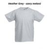 Fruit Koszulka Valueweight Kids Heather Grey