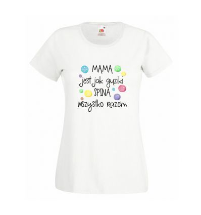 Koszulka Mama jest jak guziki