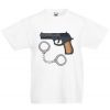 Koszulka dziecięca Pistolet i kajdanki