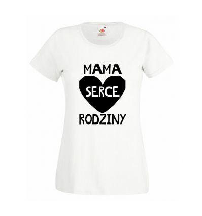 Koszulka Mama serce rodziny
