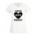 Koszulka Mama serce rodziny