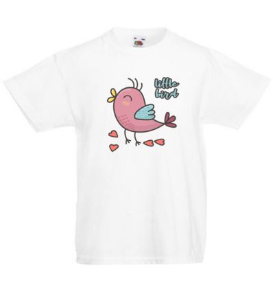 Koszulka dziecięca Little Bird Pink