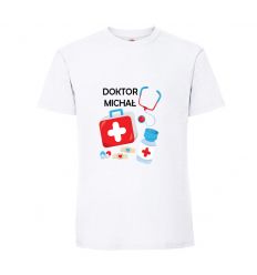 Koszulka Pan Doktor z imieniem