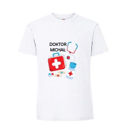 Koszulka Pan Doktor z imieniem