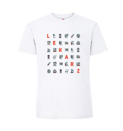 Koszulka Lekarz z ikonkami