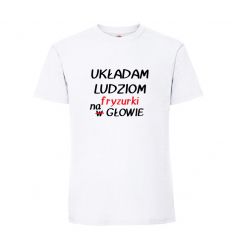 Koszulka Układam ludziom fryzurki