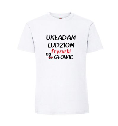 Koszulka Układam ludziom fryzurki