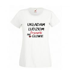Koszulka Układam ludziom fryzurki