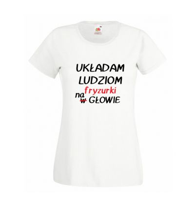 Koszulka Układam ludziom fryzurki
