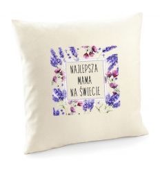 Poszewka Najlepsza Mama z lawendą