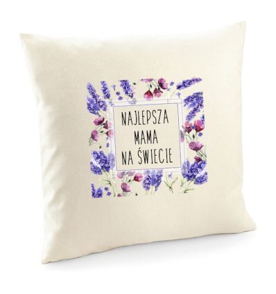 Poszewka Najlepsza Mama z lawendą