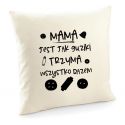 Poszewka Mama jest jak guziki