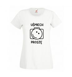 Koszulka fotografa Uśmiech Proszę