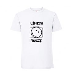 Koszulka fotografa Uśmiech Proszę