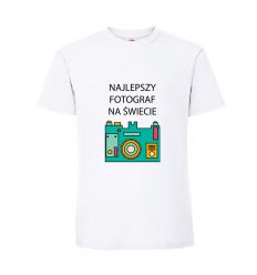 Koszulka fotografa Najlepszy Fotograf na świecie