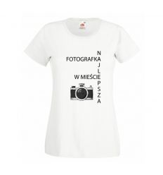 Koszulka fotografa Najlepsza Fotografka w mieście