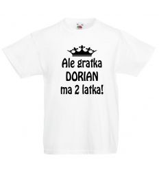 Koszulka Ale gratka ma 2 latka