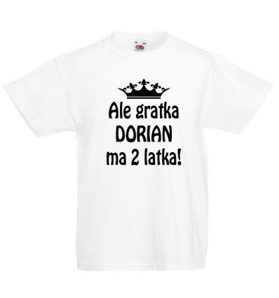 Koszulka Ale gratka ma 2 latka