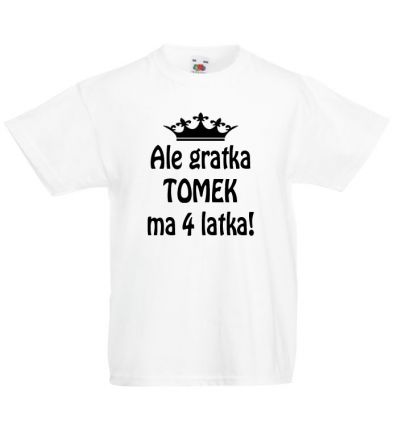 Koszulka Ale gratka ma 4 latka