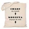 Torba Chłop się mozoli kobieta kupuje do woli