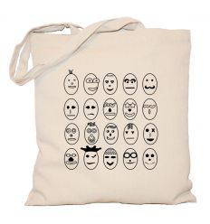 Torba doodle buźki
