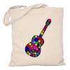 Torba gitara w kwiaty