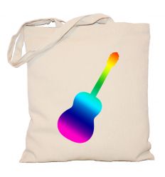 Torba z kolorową gitarą dla muzyka
