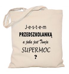Torba Przedszkolanka supermoc
