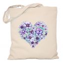 Torba fioletowe serce
