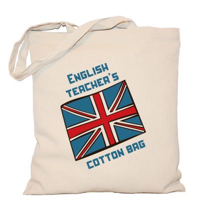 Torba English teacher's cotton bag