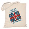 Torba English teacher's cotton bag