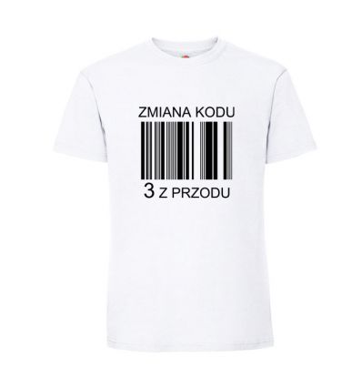 Koszulka Zmiana kodu 3 z przodu