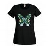 Koszulka kwiatowy motylek