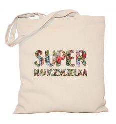 Torba kwiatowa Super Nauczycielka