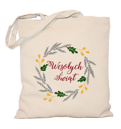 Torba świąteczny wieniec