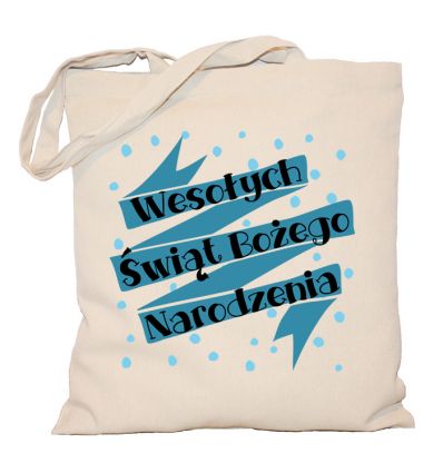 Torba świąteczna z wstęgą