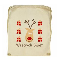 Worek świąteczny Renifer