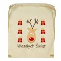 Worek świąteczny Renifer