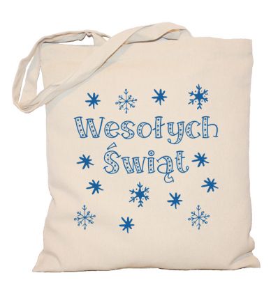 Torba świąteczna gwiazdkowa