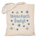 Torba świąteczna gwiazdkowa