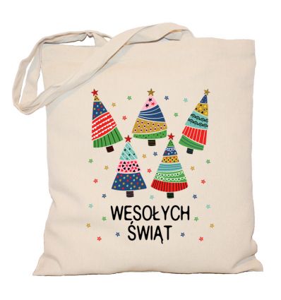 Torba Świąteczna choinki