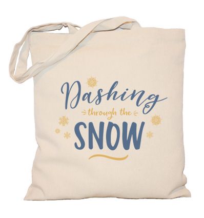 Torba świąteczna Dashing throw the snow