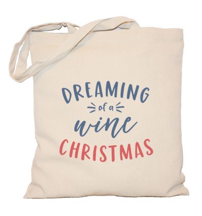 Torba świąteczna Dreaming of a wine Christmas